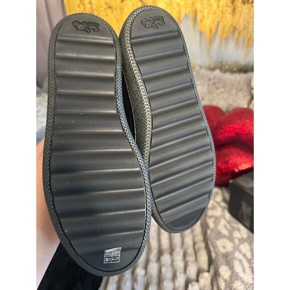 Coach c101 sherpa stars leather sneakers 9 womens - Picture 5 of 12